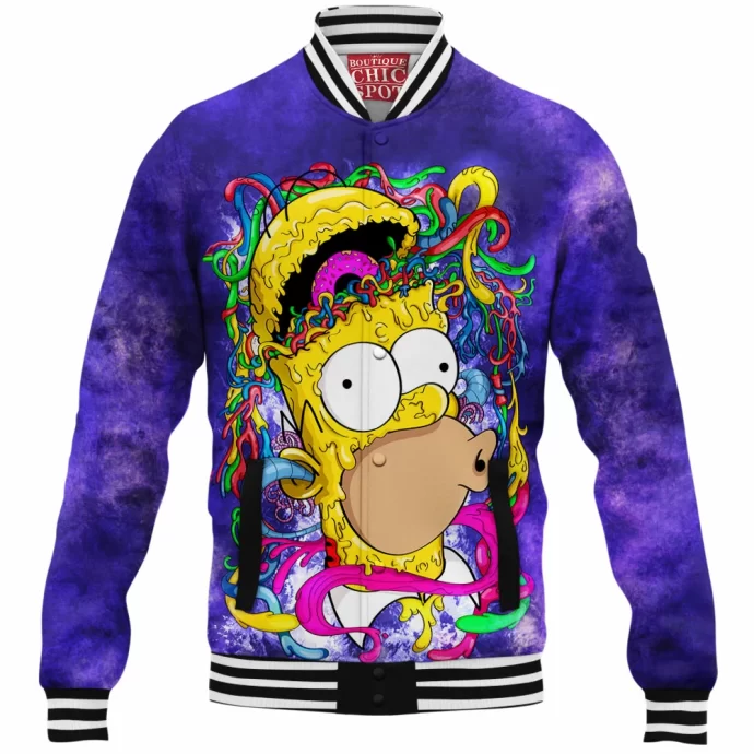 Homer Simpson Baseball Jacket