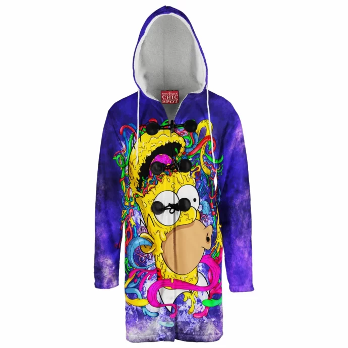 Homer Simpson Hooded Cloak Coat