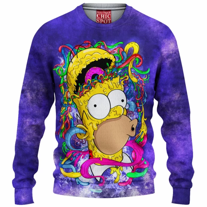 Homer Simpson Knitted Sweater