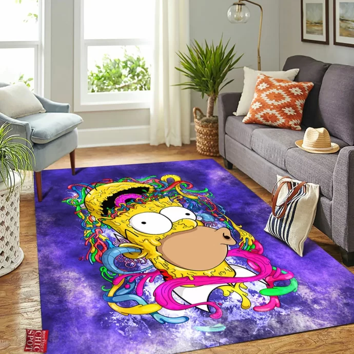 Homer Simpson Rectangle Rug