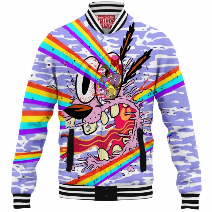 Courage the Cowardly Dog Baseball Jacket