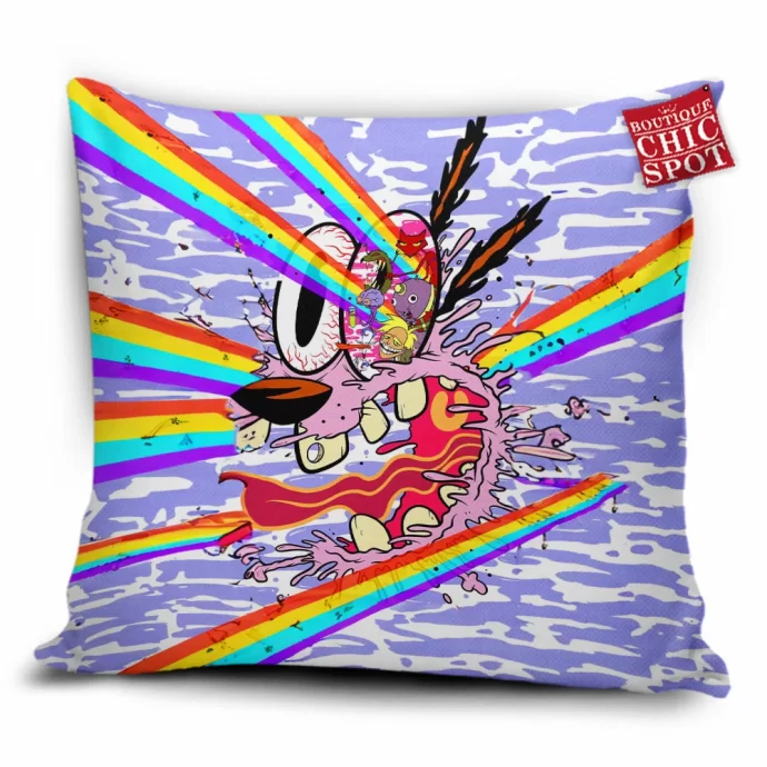 Courage the Cowardly Dog Pillow Cover