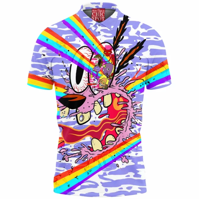 Courage the Cowardly Dog Polo Shirt