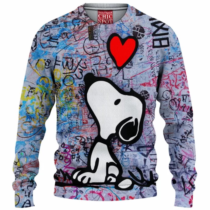 Snoopy Knitted Sweater