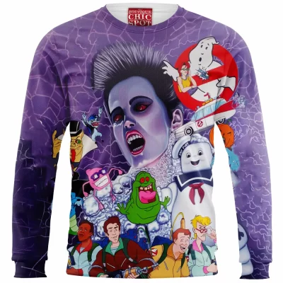 Horror Zip Sweatshirt, Ghostbusters Zip Sweatshirt