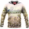 Abstract Fleece-Hoodie