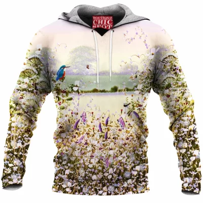 Abstract Fleece-Hoodie