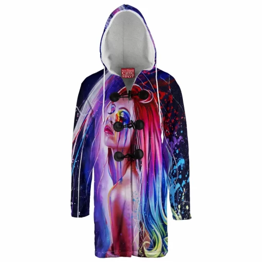Rainbow Spirit Hooded Cloak Coat