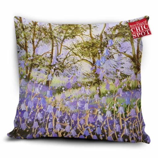 Bluebell Forest Pillow Cover