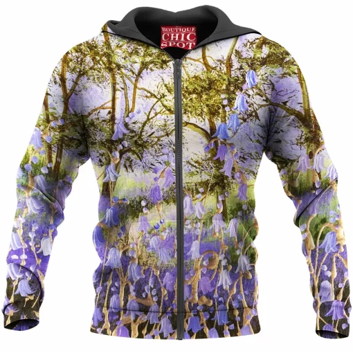 Bluebell Forest Zip Hoodie