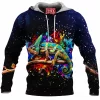 Anime Fleece-Hoodie, Pokemon Fleece-Hoodie, Chameleon Fleece-Hoodie