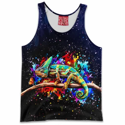 Anime Tank-Top, Pokemon Tank-Top, Chameleon Tank-Top