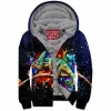 Anime Zip-Fleece-Hoodie, Pokemon Zip-Fleece-Hoodie, Chameleon Zip-Fleece-Hoodie