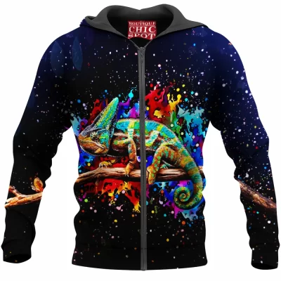 Anime Zip-Hoodie, Pokemon Zip-Hoodie, Chameleon Zip-Hoodie
