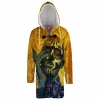 Day Of The Dead Hooded Cloak Coat