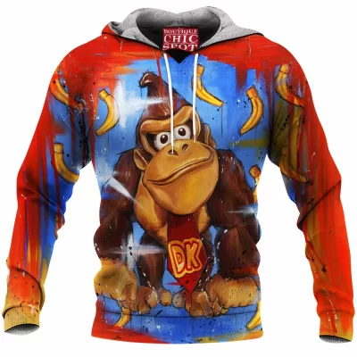 Donkey Kong Fleece-Hoodie, Game Fleece-Hoodie