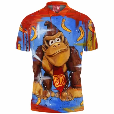 Donkey Kong Polo Shirt, Game Polo Shirt