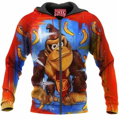 Donkey Kong Zip-Hoodie, Game Zip-Hoodie