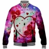 Valentine Day Baseball-Jacket