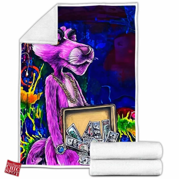 Pink Panther Fleece Blanket