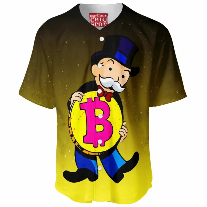 Mr. Monopoly Baseball Jersey