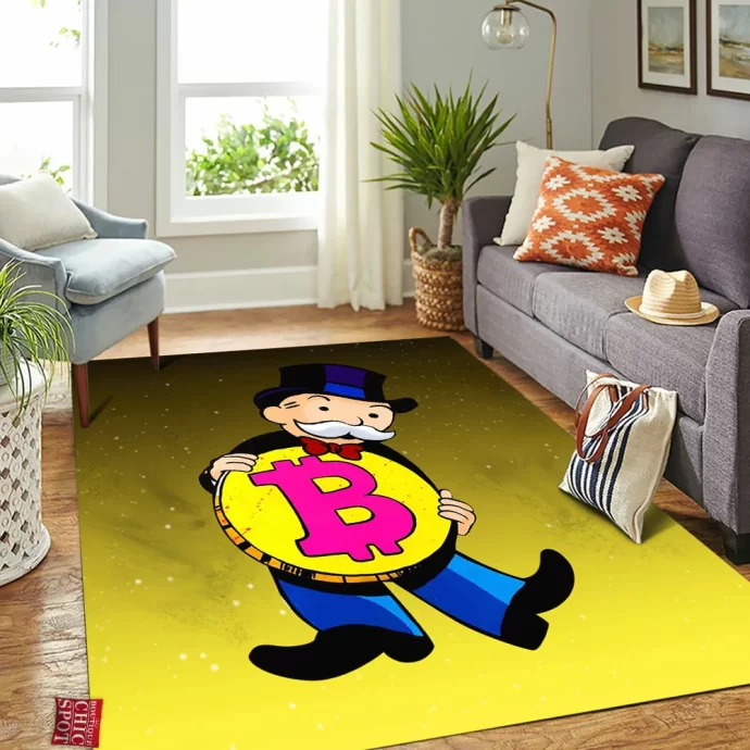 Mr. Monopoly Rectangle Rug