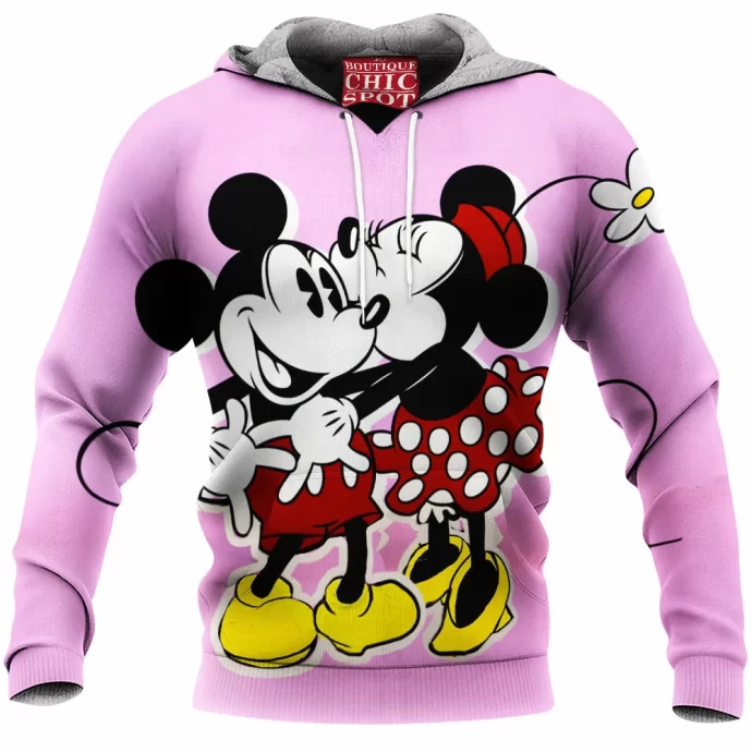 Mickey Mouse and Minnie Mouse Fleece Hoodie