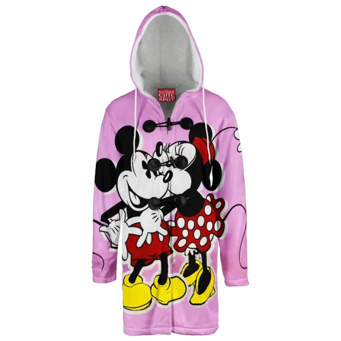 Mickey Mouse and Minnie Mouse Hooded Cloak Coat