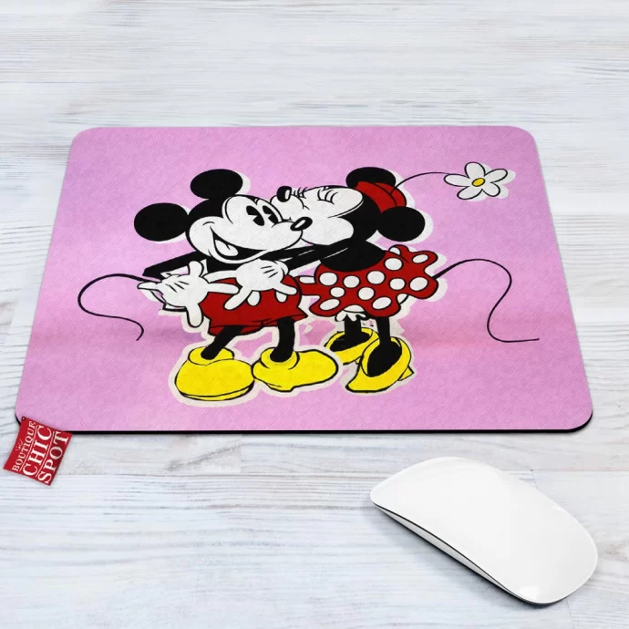 Mickey Mouse and Minnie Mouse Mouse Pad