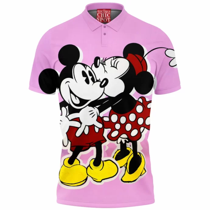 Mickey Mouse and Minnie Mouse Polo Shirt