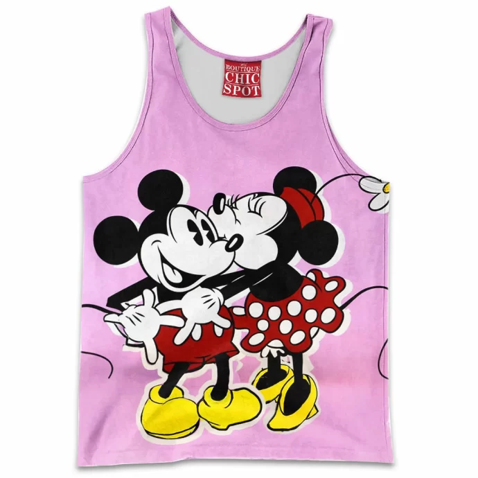 Mickey Mouse and Minnie Mouse Tank Top