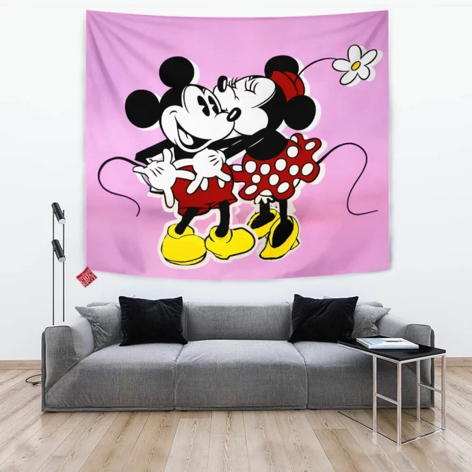 Mickey Mouse and Minnie Mouse Tapestry