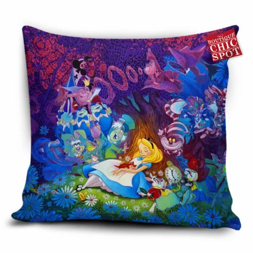 Alice in Wonderland Pillow Cover