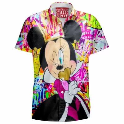 Animation Hawaiian-Shirt, Minnie Mouse Hawaiian-Shirt, Disney Hawaiian-Shirt