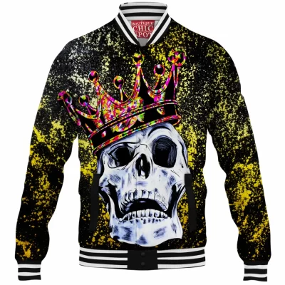 Skull Baseball-Jacket