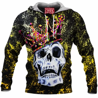 Skull Fleece-Hoodie