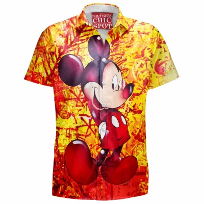 Animation Hawaiian-Shirt, Minnie Mouse Hawaiian-Shirt, Disney Hawaiian-Shirt