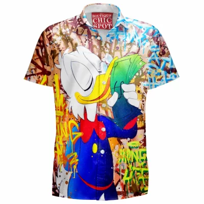 Animation Hawaiian-Shirt, Disney Hawaiian-Shirt, Donald Duck Hawaiian-Shirt