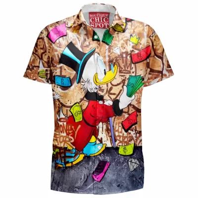 Animation Hawaiian-Shirt, Donald Duck Hawaiian-Shirt, Disney Hawaiian-Shirt