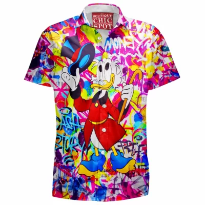Animation Hawaiian-Shirt, Donald Duck Hawaiian-Shirt, Disney Hawaiian-Shirt