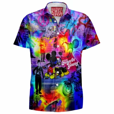 Abstract Hawaiian-Shirt