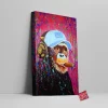 Monkey Smoking Canvas Wall Art