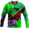 Abstract Fleece-Hoodie