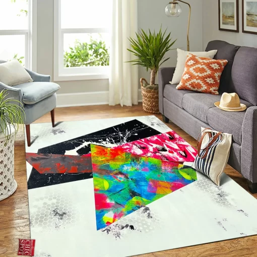 Abstraction Rectangle Rug
