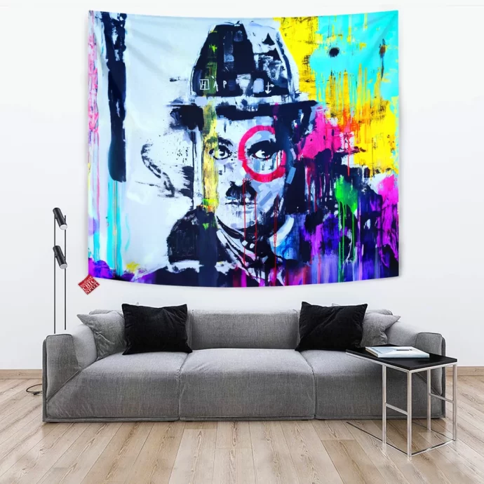 Charlie Chaplin Tapestry