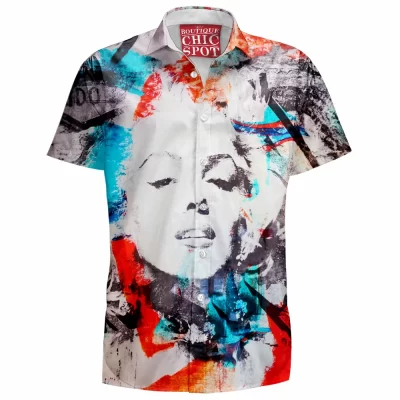 Marilyn Monroe Hawaiian-Shirt