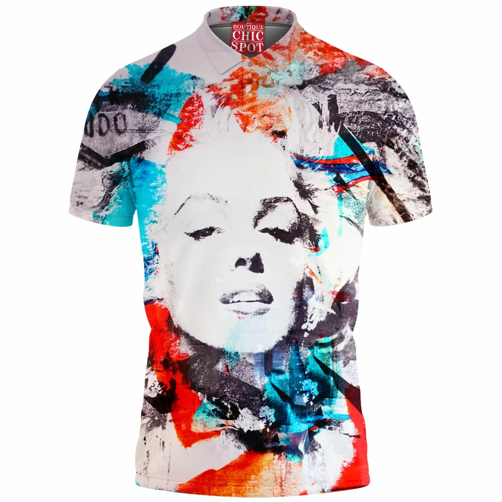 Marilyn Monroe Polo Shirt 1 Q HUY Boutique 7667 Polo Shirt