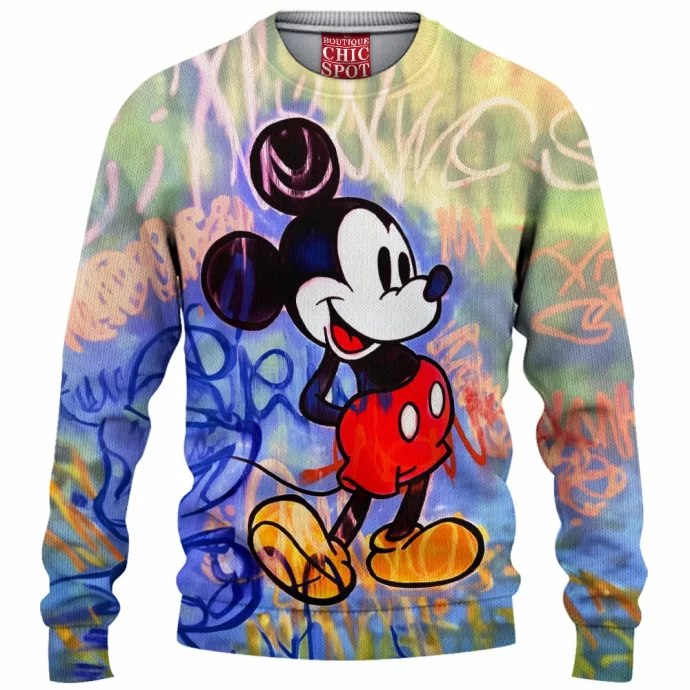 Mickey Mouse Knitted Sweater