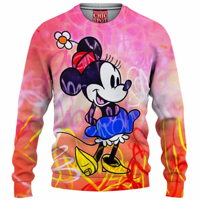 Minnie Mouse Knitted Sweater