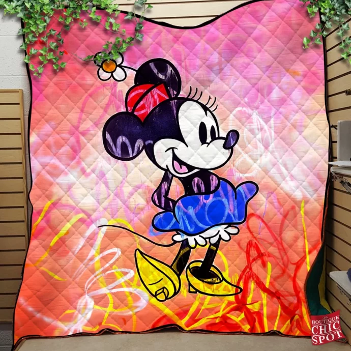 Minnie Mouse Quilt Blanket